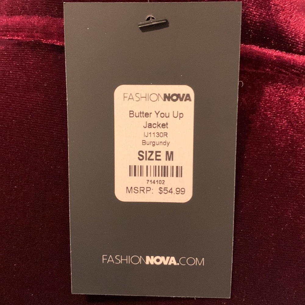 Fashion Nova “Butter you up” burgundy trench coat - Picture 7 of 7